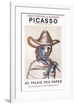 Expo 73 - Palais des Papes-Pablo Picasso-Framed Premium Edition