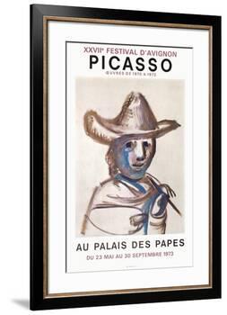 Expo 73 - Palais des Papes-Pablo Picasso-Framed Premium Edition