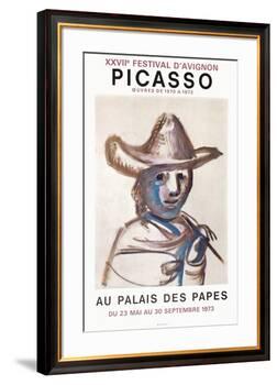 Expo 73 - Palais des Papes-Pablo Picasso-Framed Premium Edition