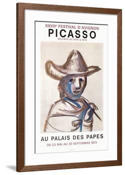 Expo 73 - Palais des Papes-Pablo Picasso-Framed Premium Edition