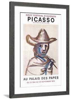 Expo 73 - Palais des Papes-Pablo Picasso-Framed Premium Edition