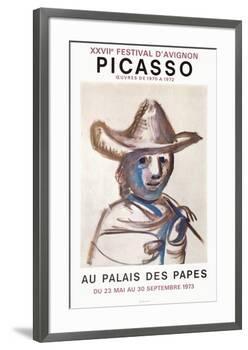 Expo 73 - Palais des Papes-Pablo Picasso-Framed Premium Edition