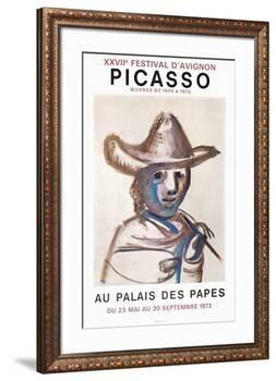 Expo 73 - Palais des Papes-Pablo Picasso-Framed Premium Edition