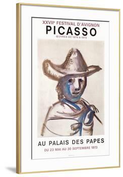 Expo 73 - Palais des Papes-Pablo Picasso-Framed Premium Edition