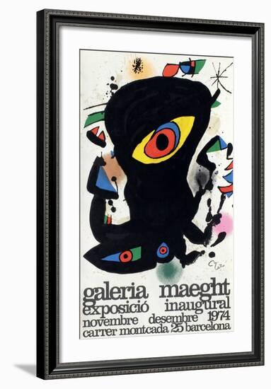 Expo 74 - Barcelona Inaugural-Joan Miro-Framed Collectable Print
