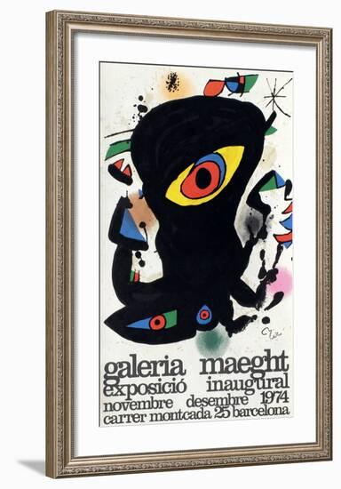 Expo 74 - Barcelona Inaugural-Joan Miro-Framed Collectable Print