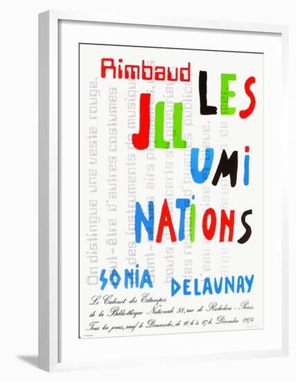 Expo 74 - Bibliothèque Nationale-Sonia Delaunay-Terk-Framed Collectable Print