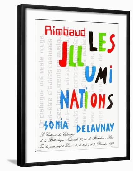 Expo 74 - Bibliothèque Nationale-Sonia Delaunay-Terk-Framed Collectable Print