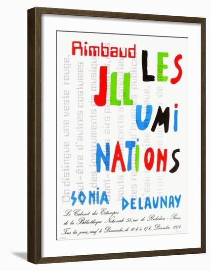 Expo 74 - Bibliothèque Nationale-Sonia Delaunay-Terk-Framed Collectable Print