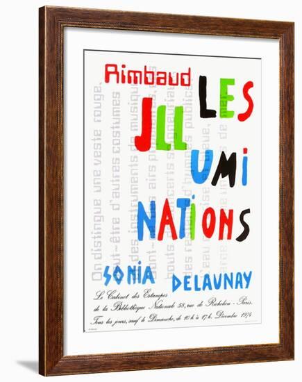 Expo 74 - Bibliothèque Nationale-Sonia Delaunay-Terk-Framed Collectable Print