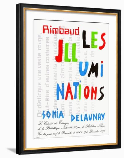 Expo 74 - Bibliothèque Nationale-Sonia Delaunay-Terk-Framed Collectable Print