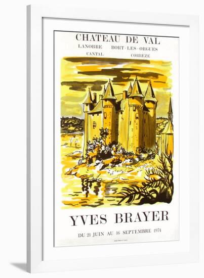 Expo 74 - Château de Bort les Orgues-Yves Brayer-Framed Collectable Print