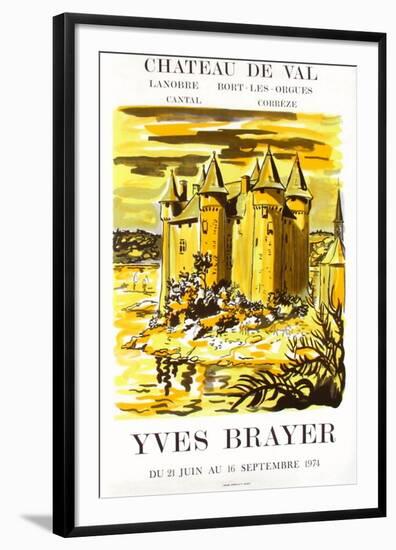 Expo 74 - Château de Bort les Orgues-Yves Brayer-Framed Collectable Print