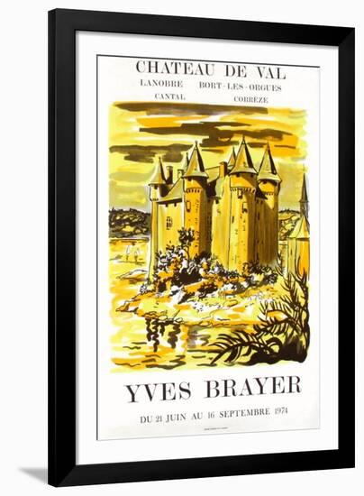 Expo 74 - Château de Bort les Orgues-Yves Brayer-Framed Collectable Print