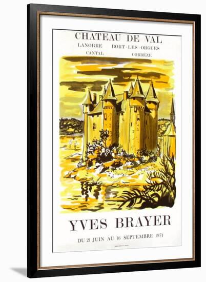 Expo 74 - Château de Bort les Orgues-Yves Brayer-Framed Collectable Print