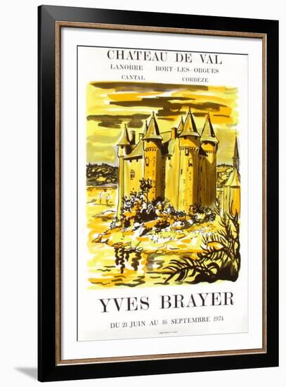 Expo 74 - Château de Bort les Orgues-Yves Brayer-Framed Collectable Print
