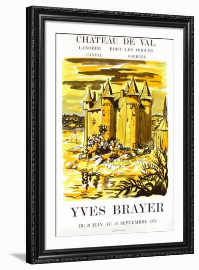 Expo 74 - Château de Bort les Orgues-Yves Brayer-Framed Collectable Print