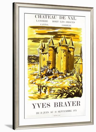 Expo 74 - Château de Bort les Orgues-Yves Brayer-Framed Collectable Print