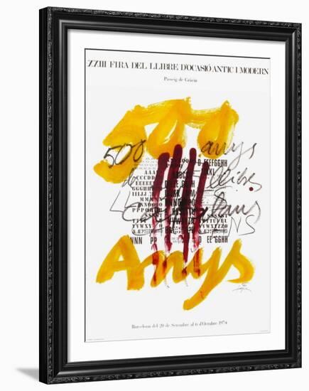 Expo 74 - Fira del Llibre d'ocasio-Antoni Tapies-Framed Collectable Print