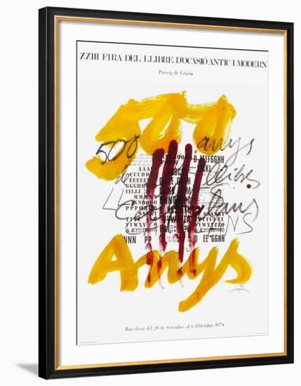 Expo 74 - Fira del Llibre d'ocasio-Antoni Tapies-Framed Collectable Print