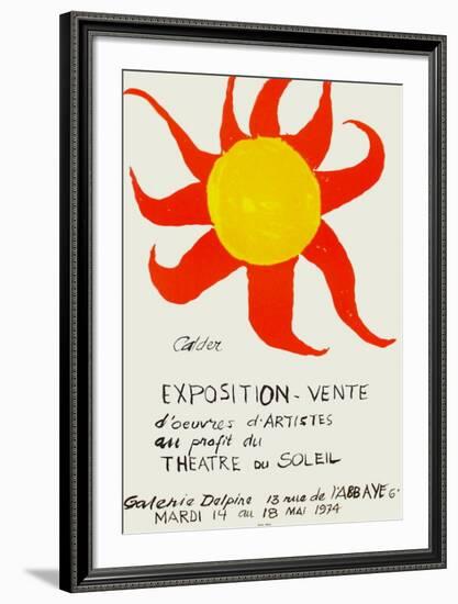 Expo 74 - Galerie Delpire-Alexander Calder-Framed Premium Edition