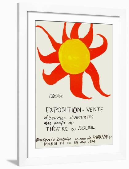 Expo 74 - Galerie Delpire-Alexander Calder-Framed Premium Edition