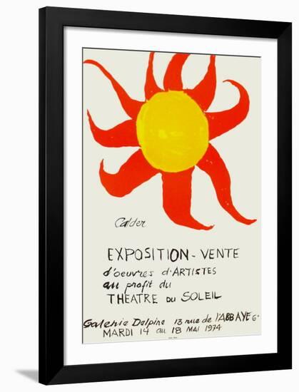 Expo 74 - Galerie Delpire-Alexander Calder-Framed Premium Edition