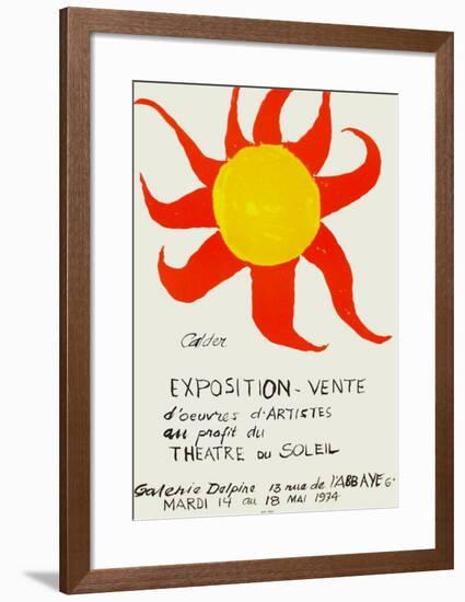 Expo 74 - Galerie Delpire-Alexander Calder-Framed Premium Edition