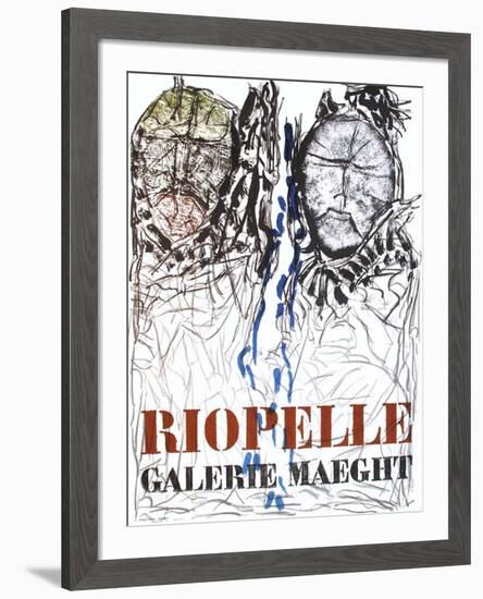 Expo 74 - Galerie Maeght-Jean-Paul Riopelle-Framed Collectable Print