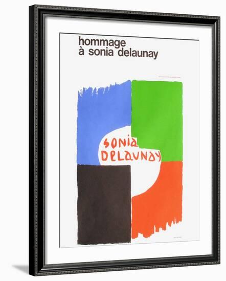 Expo 75 - Centre National Georges Pompidou-Sonia Delaunay-Terk-Framed Collectable Print