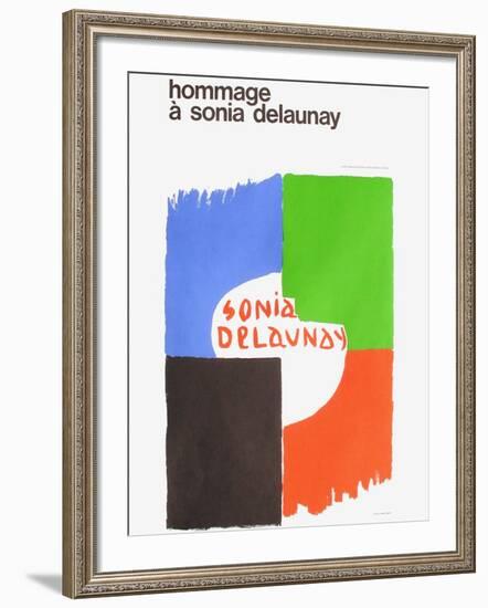 Expo 75 - Centre National Georges Pompidou-Sonia Delaunay-Terk-Framed Collectable Print