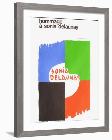 Expo 75 - Centre National Georges Pompidou-Sonia Delaunay-Terk-Framed Collectable Print