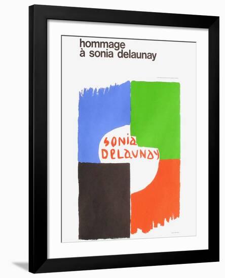 Expo 75 - Centre National Georges Pompidou-Sonia Delaunay-Terk-Framed Collectable Print