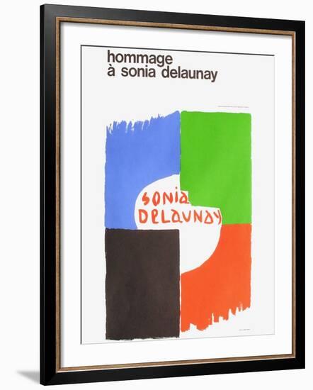 Expo 75 - Centre National Georges Pompidou-Sonia Delaunay-Terk-Framed Collectable Print