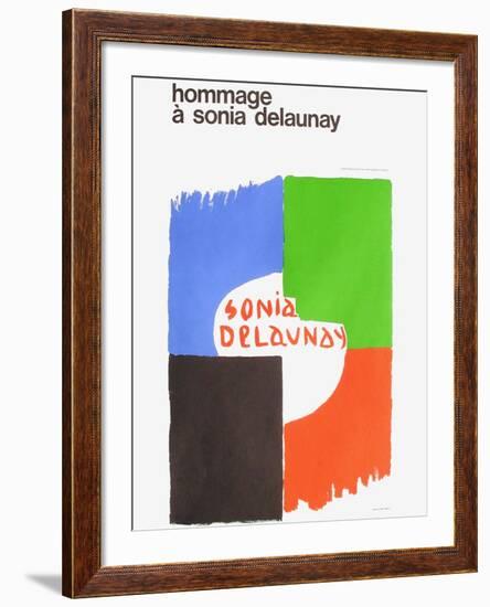 Expo 75 - Centre National Georges Pompidou-Sonia Delaunay-Terk-Framed Collectable Print