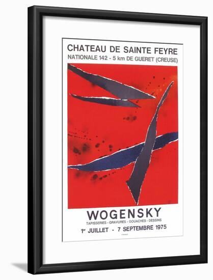 Expo 75 - Château de Sainte Feyre-Robert Wogensky-Framed Collectable Print