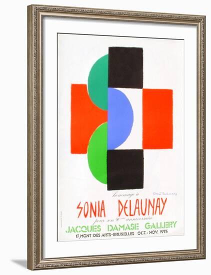 Expo 75 - Galerie Jacques Damase-Sonia Delaunay-Terk-Framed Collectable Print