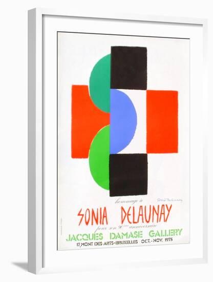 Expo 75 - Galerie Jacques Damase-Sonia Delaunay-Terk-Framed Collectable Print