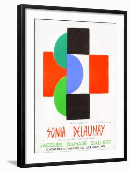 Expo 75 - Galerie Jacques Damase-Sonia Delaunay-Terk-Framed Collectable Print
