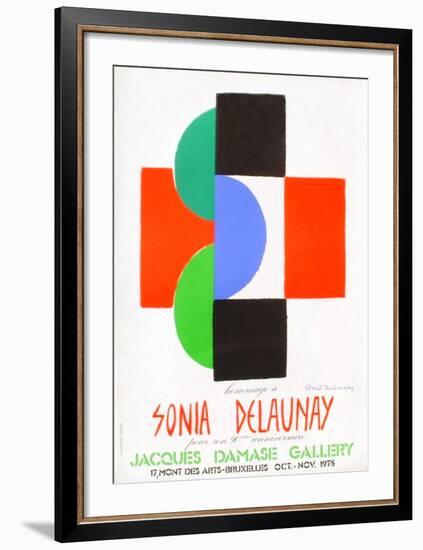 Expo 75 - Galerie Jacques Damase-Sonia Delaunay-Terk-Framed Collectable Print