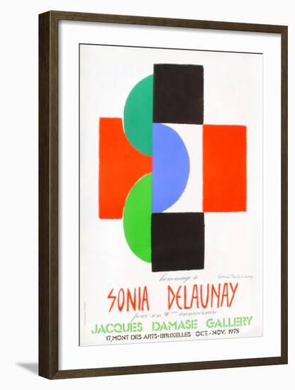 Expo 75 - Galerie Jacques Damase-Sonia Delaunay-Terk-Framed Collectable Print