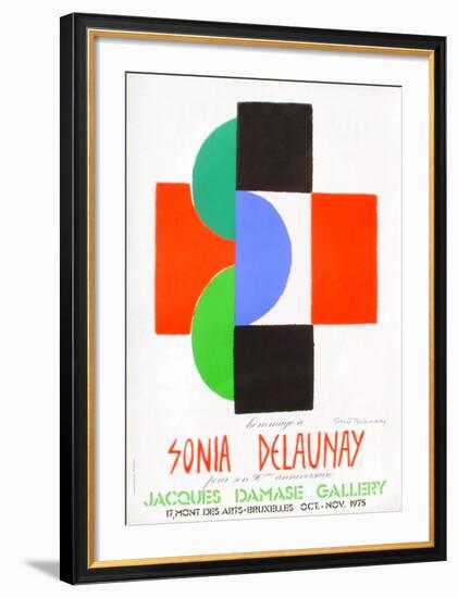 Expo 75 - Galerie Jacques Damase-Sonia Delaunay-Terk-Framed Collectable Print