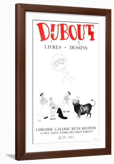 Expo 75 - Galerie René Kieffer-Albert Dubout-Framed Collectable Print