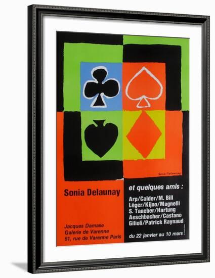 Expo 76 - Galerie de Varenne Jacques Damase-Sonia Delaunay-Terk-Framed Collectable Print