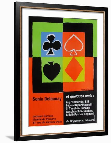 Expo 76 - Galerie de Varenne Jacques Damase-Sonia Delaunay-Terk-Framed Collectable Print