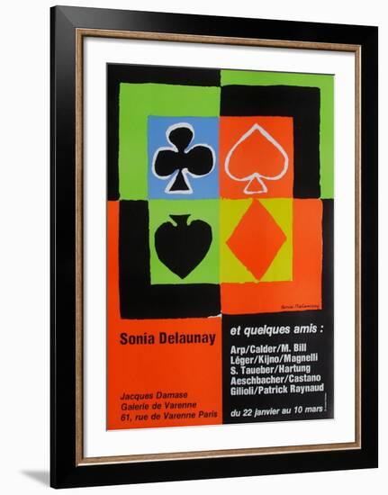 Expo 76 - Galerie de Varenne Jacques Damase-Sonia Delaunay-Terk-Framed Collectable Print