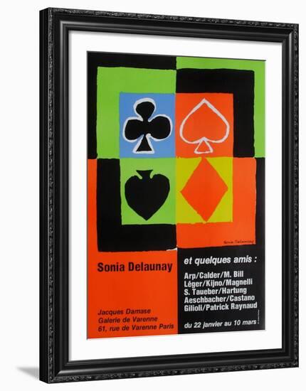 Expo 76 - Galerie de Varenne Jacques Damase-Sonia Delaunay-Terk-Framed Collectable Print