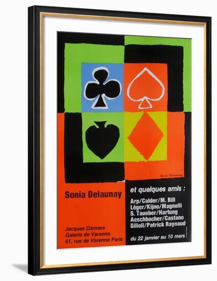 Expo 76 - Galerie de Varenne Jacques Damase-Sonia Delaunay-Terk-Framed Collectable Print