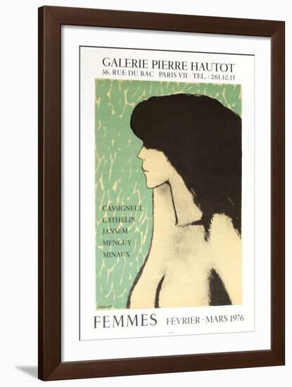 Expo 76 - Galerie Pierre Hautot-Jean Pierre Cassigneul-Framed Premium Edition