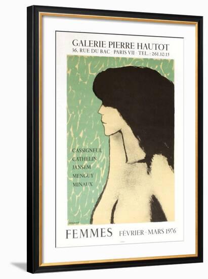 Expo 76 - Galerie Pierre Hautot-Jean Pierre Cassigneul-Framed Premium Edition